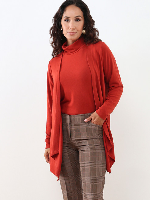 Petite Open Front Light Weight Topper