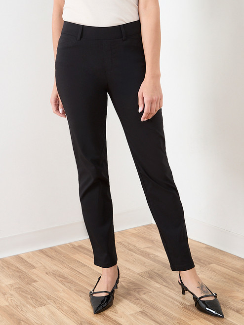 Emily Slim Leg Pant in Microtwill