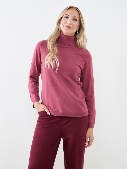 Essential Long Sleeve Soft Turtleneck | Cleo