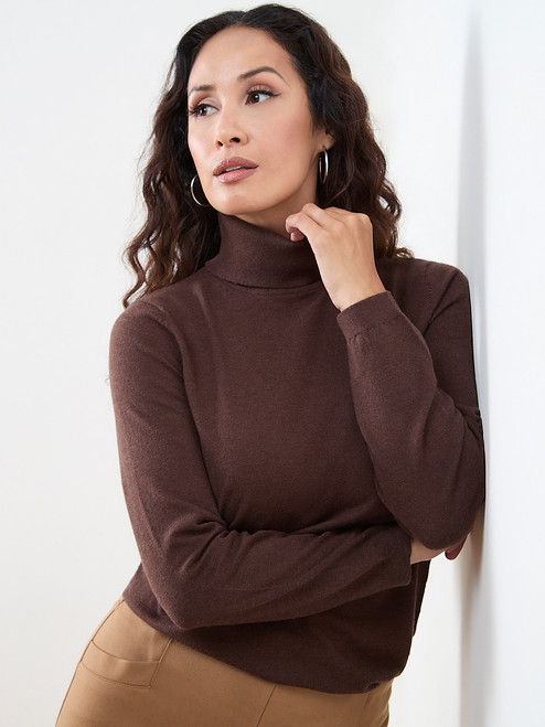 Petite Essential Soft Knit Turtleneck | Cleo