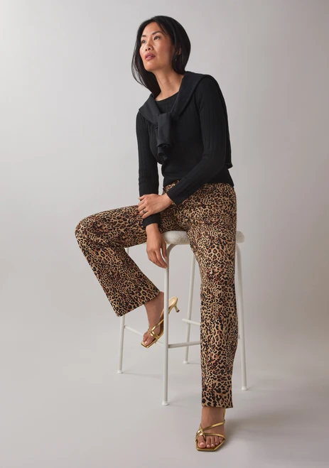 Tonia Ponte Wide Leg Pants