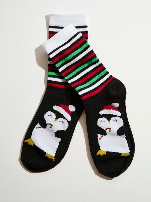 Cute Penguin Crew Socks