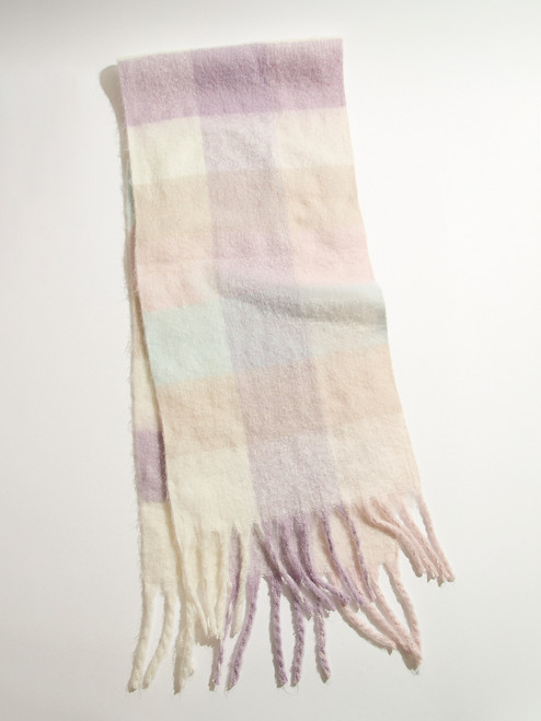 Pastel Plaid Scarf
