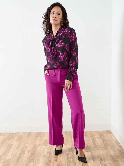 Hannah Plumberry Wide Leg Trouser