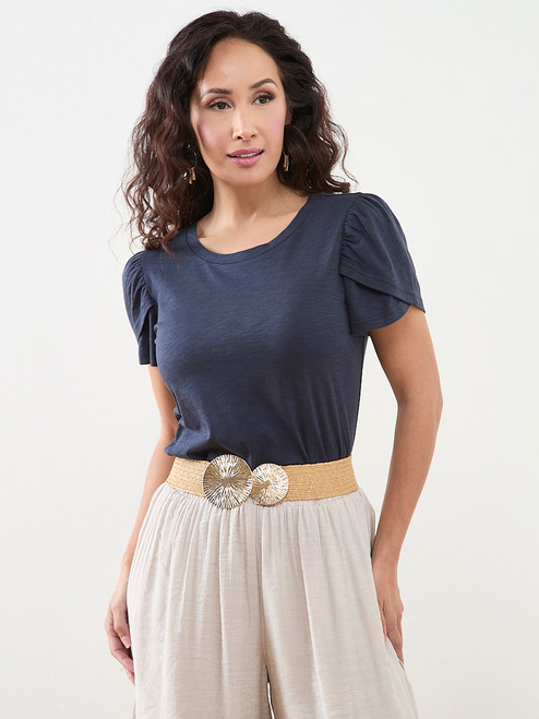 Petite Short Tulip Sleeve Tee