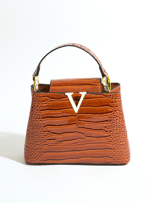 Teracotta V Handbag
