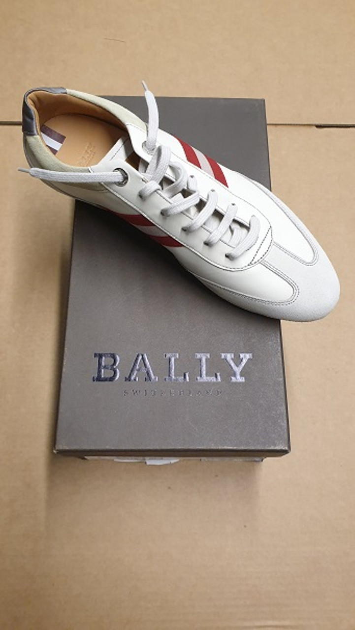 Bally Shoes - Ex Display Leather Sneakers - Shell Calf Plain