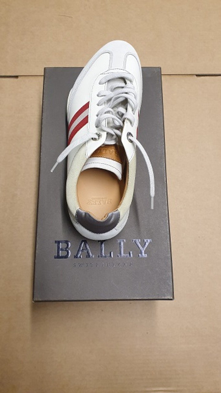 Bally Shoes - Ex Display Leather Sneakers - Shell Calf Plain