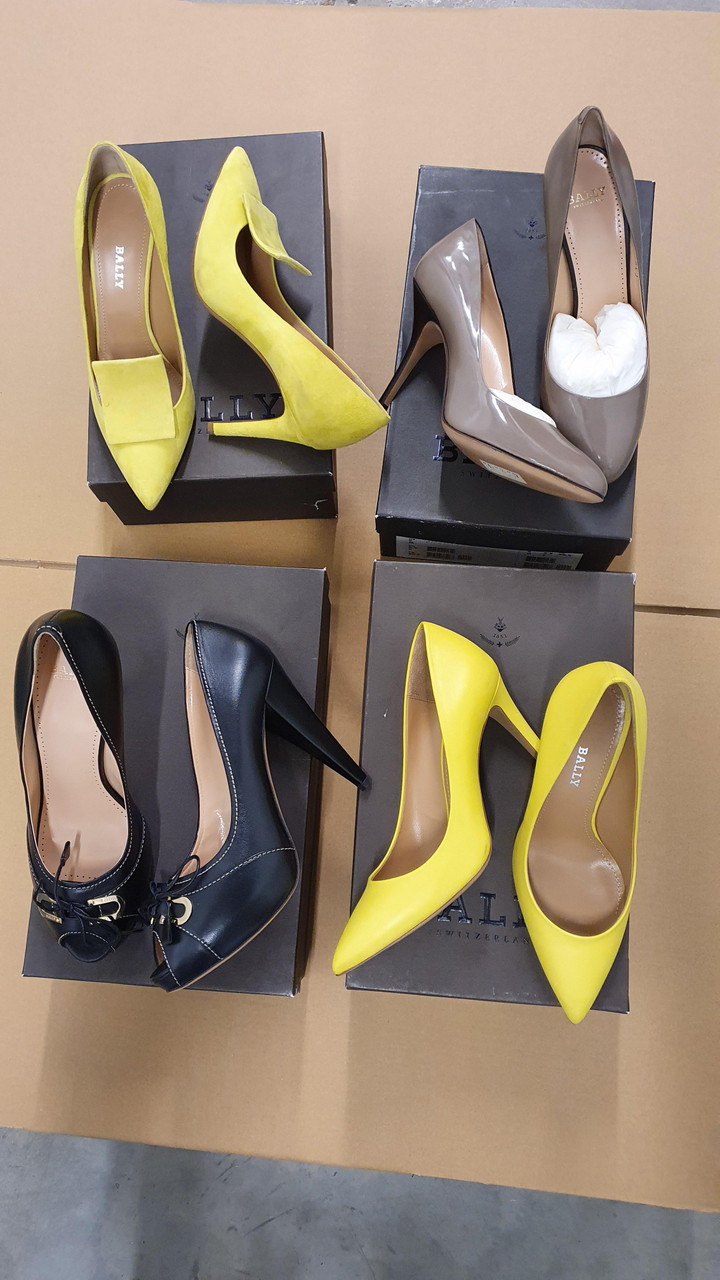 Yellow and black sales designer shoes