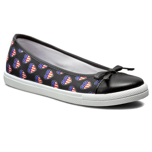 Love Moschino - Black Plimsolls