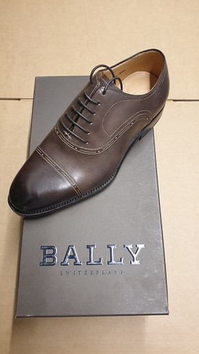 BALLY Brown Switzerland Men\'s Leather Lace Up Oxfords Business Professional New Bally leather oxfords brown - Gem main image 4
