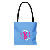 Tote Bag (AOP), Faith, Hope, Strength bag, Bag lover gift