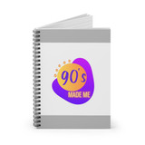 Spiral Notebook - Ruled Line, 90s made me collections, gift for notebook lover,