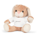 Plush Toy with T-Shirt, je t'aime T-shirt, Plush toy gift