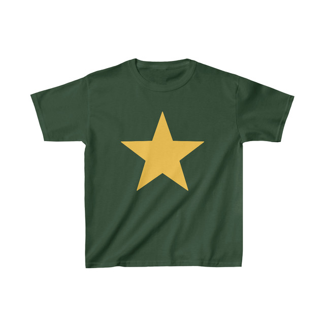 Kids Heavy Cotton™ Tee, Star abstract design, T-shirt for every day use