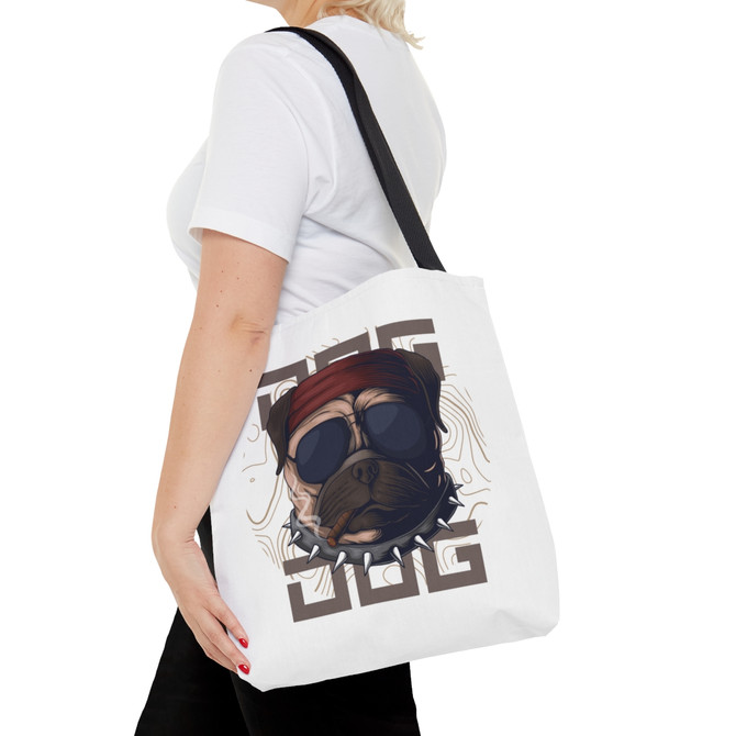 Tote Bag (AOP), Dog lover bag, animal lover gift bag