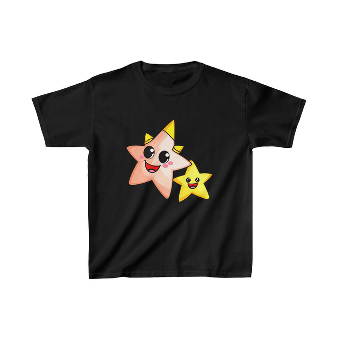 Kids Heavy Cotton™ Tee, Star T - Shirt design for boy, for girl