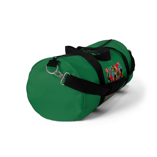 Duffel Bag, Green multi colour bag