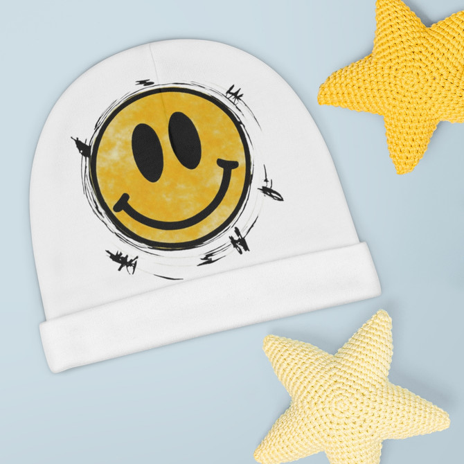 Baby Beanie (AOP), Smile Beanie