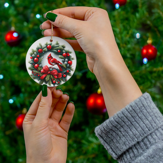 Ceramic Ornament, 4 Shapes