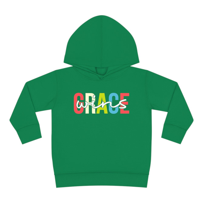 Toddler Pullover Fleece Hoodie, grace Wins Fleece Hoodie, toddler gift