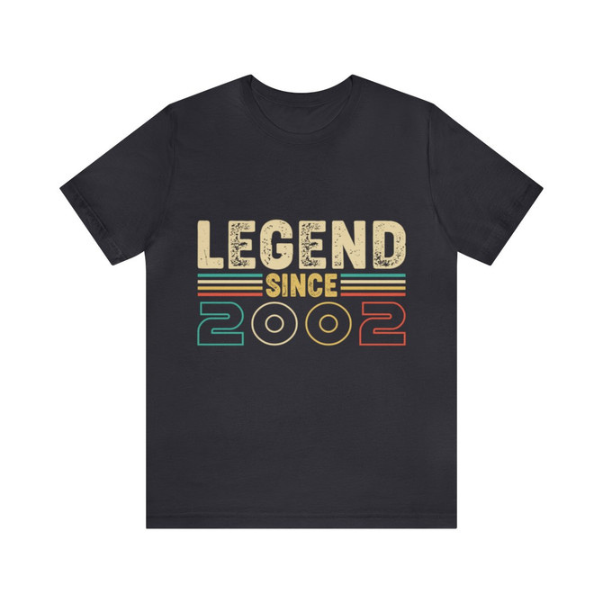 Unisex Jersey Short Sleeve Tee, legend since 2002