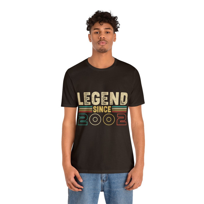 Unisex Jersey Short Sleeve Tee, legend since 2002