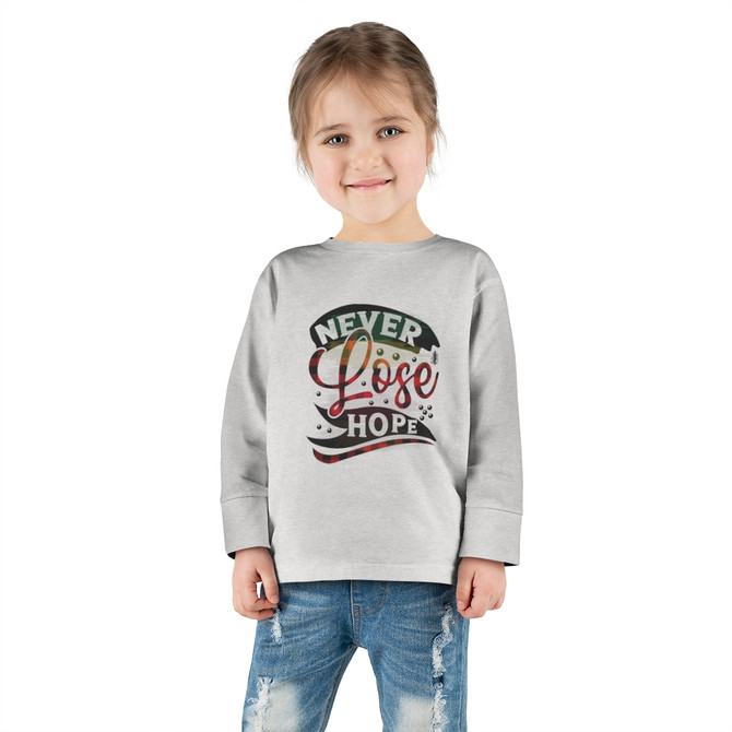 Toddler Long Sleeve Tee, Never Lose Hope Long sleeve