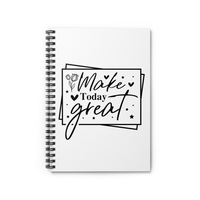 Spiral Notebook - Ruled Line, motivational notebook