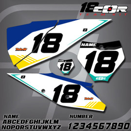 KTM CorTeam Number Plates