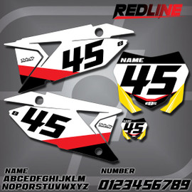 Suzuki Redline Number Plates