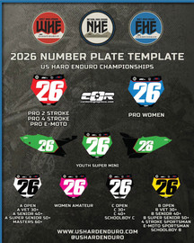 US Hard Enduro Number Plates