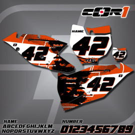 KTM Cor1 Number Plates KTM Cor1 Number Plates