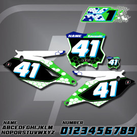 Kawasaki K1 Number Plates