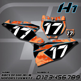 KTM H1 Number Plates