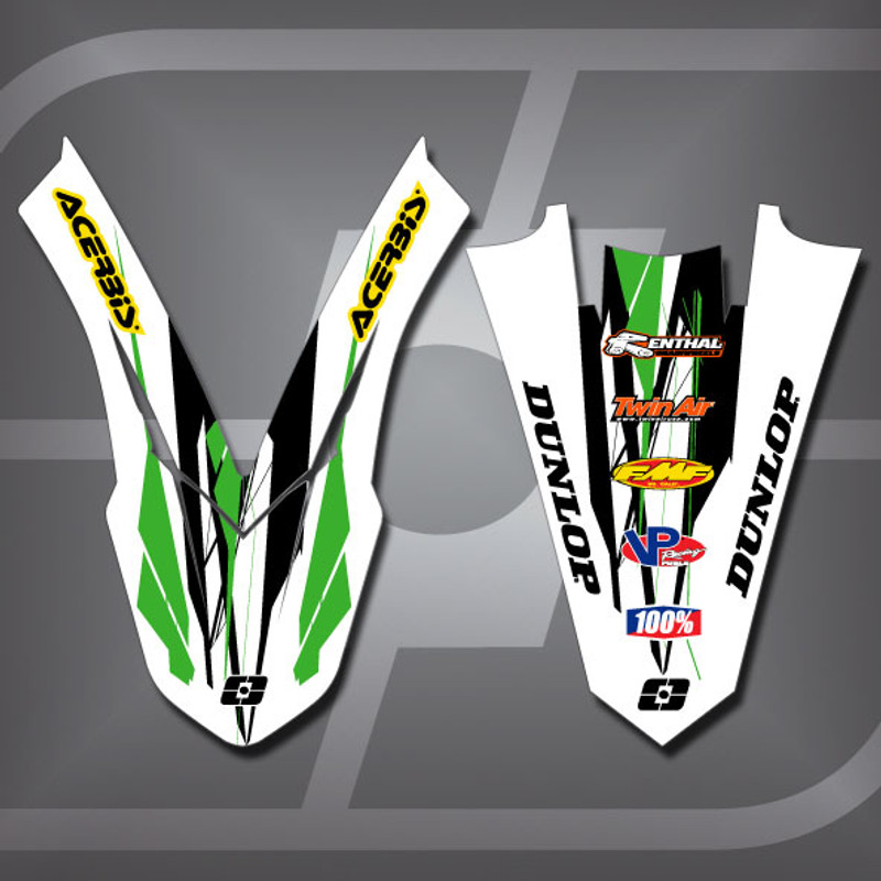 Kawasaki S1 Fender Set
