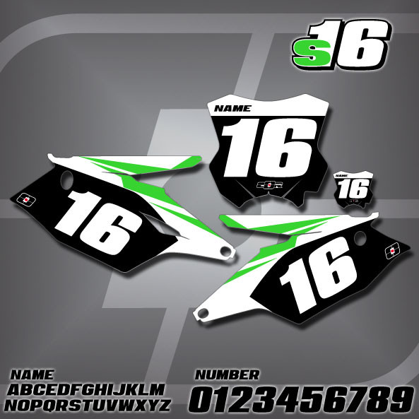 Kawasaki S16 Number Plates