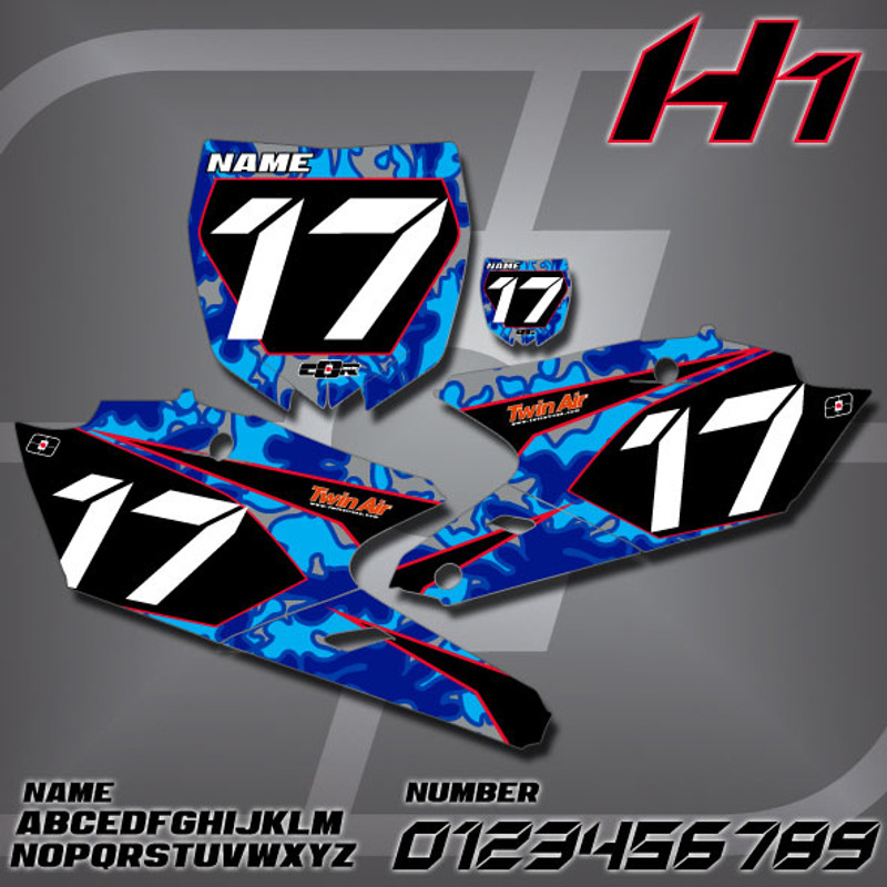 Yamaha H1 Number Plates