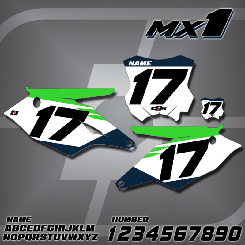 Kawasaki MX1 Number Plates Kawasaki MX1 Number Plates