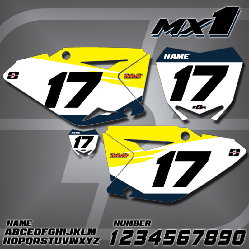 Suzuki MX1 Number Plates