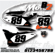KTM B2 Number Plates