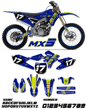 Yamaha MX3 Kit - Cor Moto Graphics