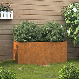 Planter Rusty Corten steel Medium Durable Corten Steel Planter A949-821556 Planter Rusty Corten steel Medium Durable Corten Steel Planter A949-821556