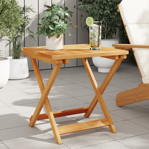 Garden Table Brown Solid Acacia wood Small Foldable A949-364893 Garden Table Brown Solid Acacia wood Small Foldable A949-364893