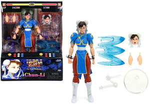 Chun-Li 6" Moveable Figure with Accessories and Alternate Head and Hands "Ultra Street Fighter II: F977-34216 Chun-Li 6" Moveable Figure with Accessories and Alternate Head and Hands "Ultra Street Fighter II: F977-34216