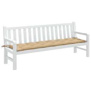 Garden Bench Cushion Melange beige 100% polyester 79 x 19.7 in A949-4002578 Garden Bench Cushion Melange beige 100% polyester 79 x 19.7 in A949-4002578