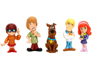 Set of 5 Diecast Figures "Scooby-Doo" TV Series "Metalfigs" Series Diecast Models by Jada F977-35877 Set of 5 Diecast Figures "Scooby-Doo" TV Series "Metalfigs" Series Diecast Models by Jada F977-35877