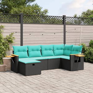 Garden Sofa Set Black PE rattan Large Modular Garden Sofa Set A949-3265516 Garden Sofa Set Black PE rattan Large Modular Garden Sofa Set A949-3265516
