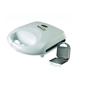 Brentwood Non Stick Panini Press and Sandwich Maker in White D970-TS-245 Brentwood Non Stick Panini Press and Sandwich Maker in White D970-TS-245