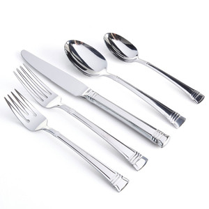 Gibson Cordell 20 Piece Flatware Set D970-70079.20 Gibson Cordell 20 Piece Flatware Set D970-70079.20